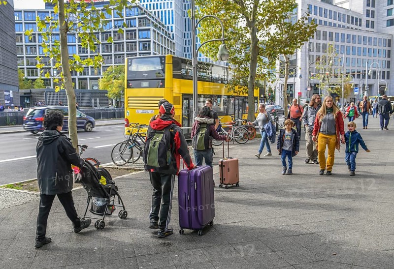 Asian tourists