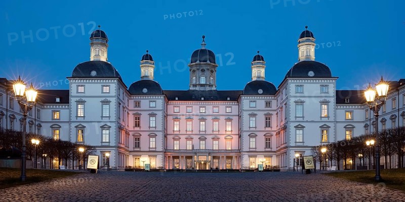 Bensberg Castle in the evening