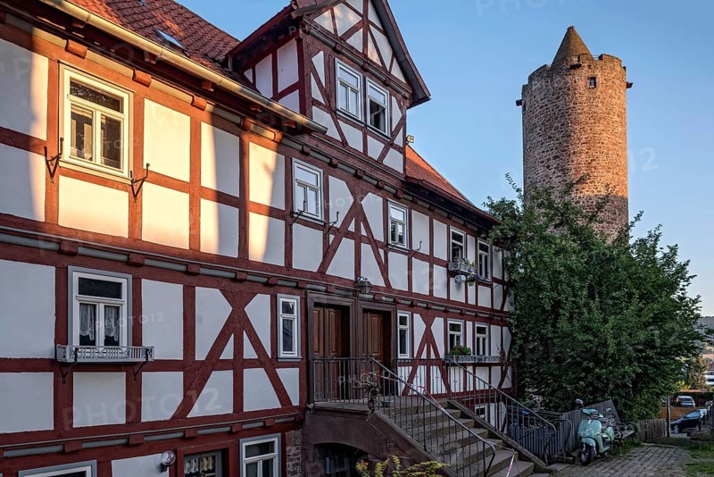 Historic half-timbered house of the Amtsschultheiss