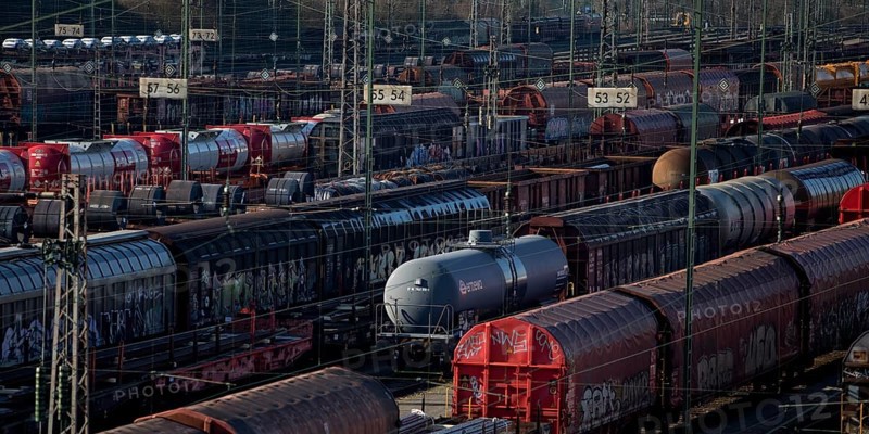 Train formation plant in the suburb of Vorhalle