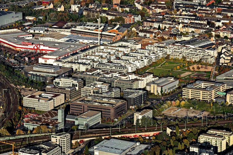 Housing estate at Buegerpark Kalk