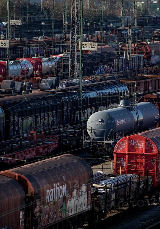 Train formation plant in the suburb of Vorhalle