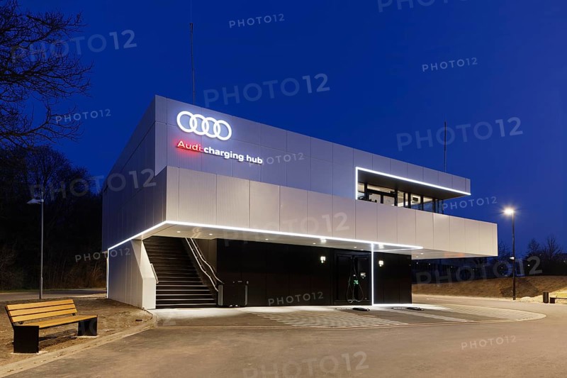 First Audi Charging Hub