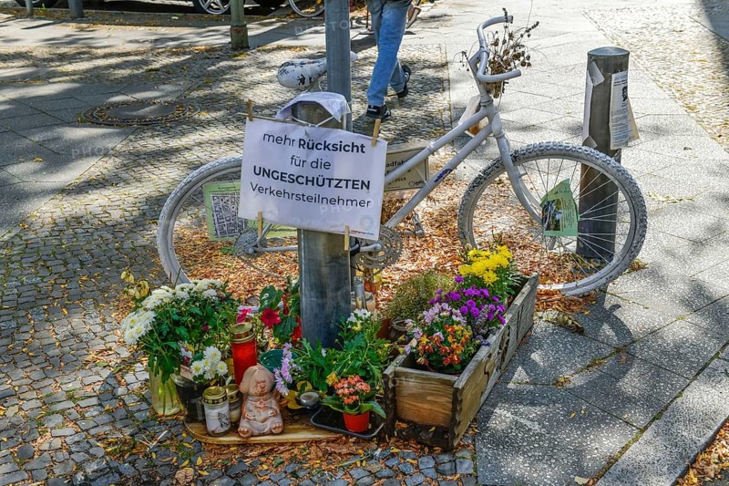 Ghost bike
