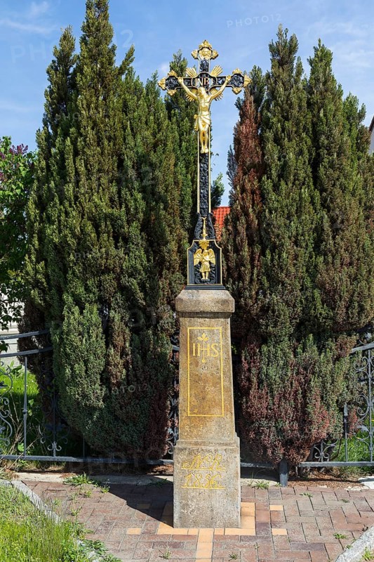 Crucifix in the district of Saalau