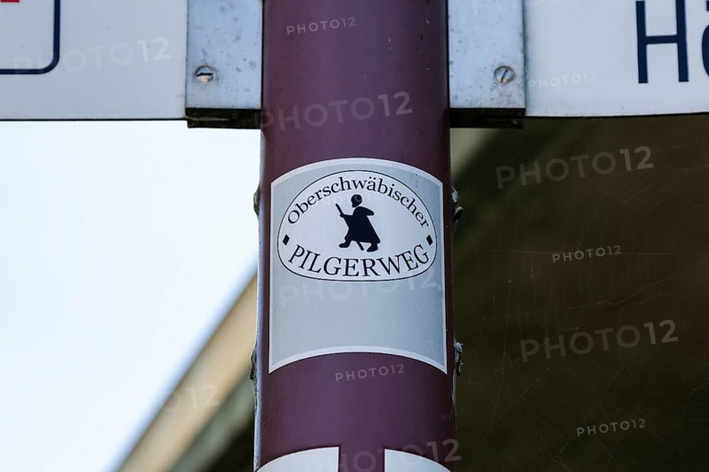 Signpost Upper Swabian Pilgrims' Way