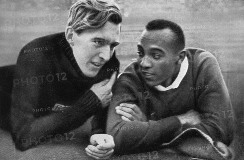 Luz Long and Jesse Owens
