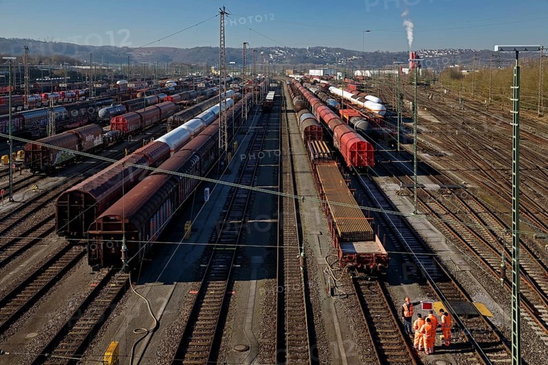 Train formation plant in the suburb of Vorhalle