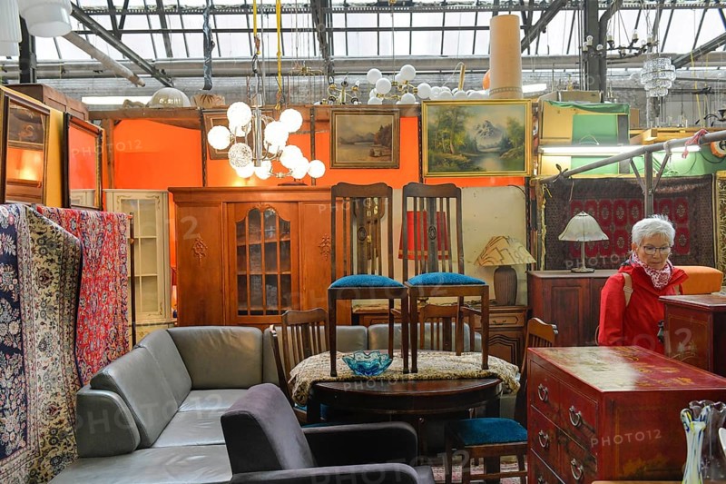 Indoor flea market at the Arena