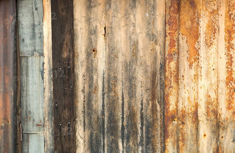 Old rusty sheet metal abstract background texture
