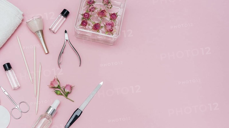 Arrangement nail care accessories salon
