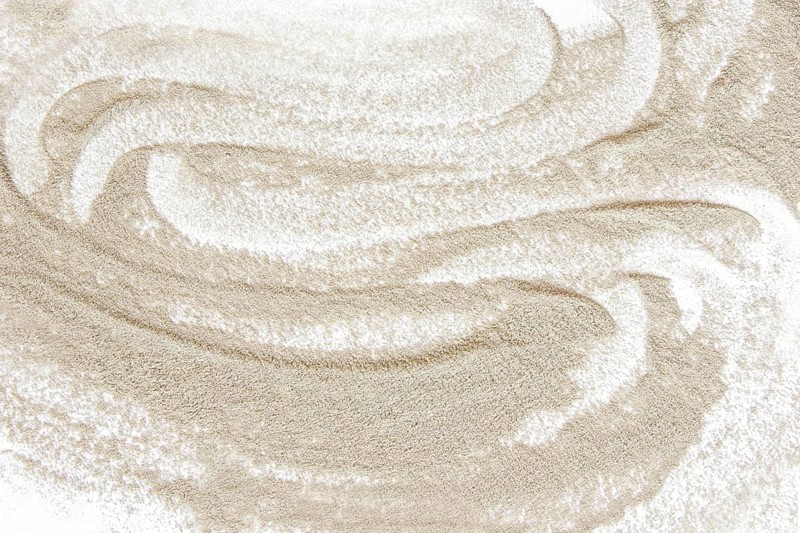 Abstract beach sand top view