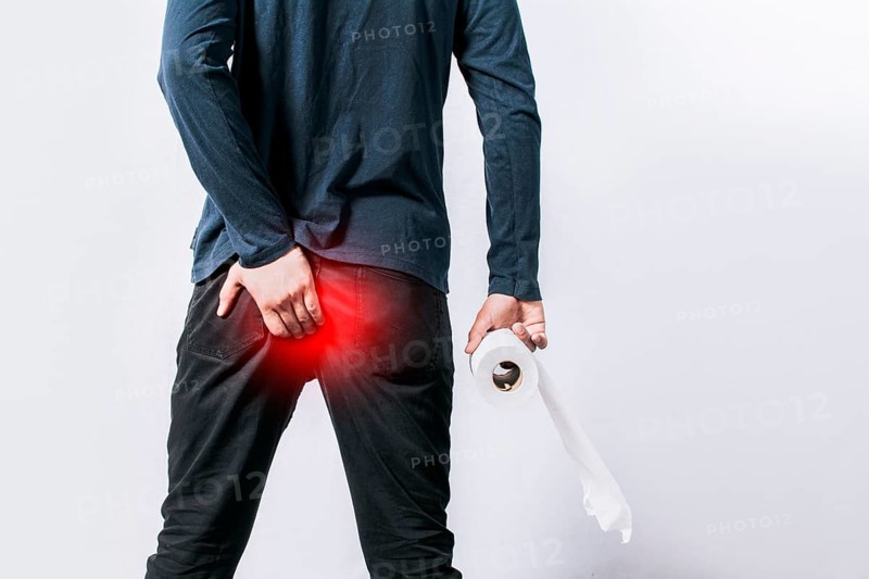 Man with diarrhea problem