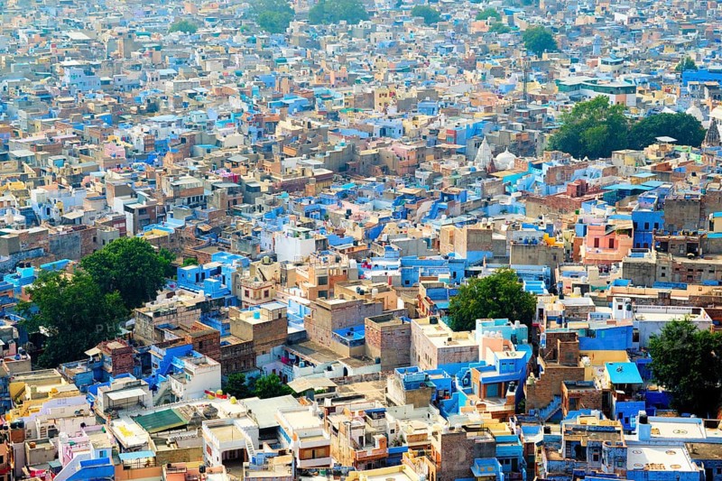 Aerial view of Jodhpur