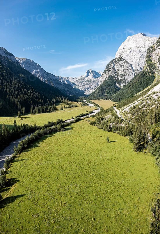 Idyllic mountain landscape