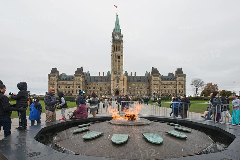 Parlamentsgebaeude auf dem Parliament Hill
