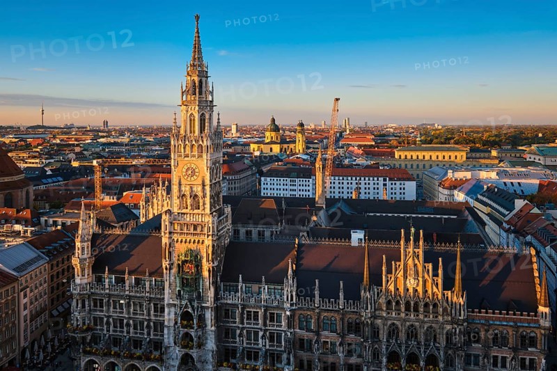 View of Munich: Marienplatz