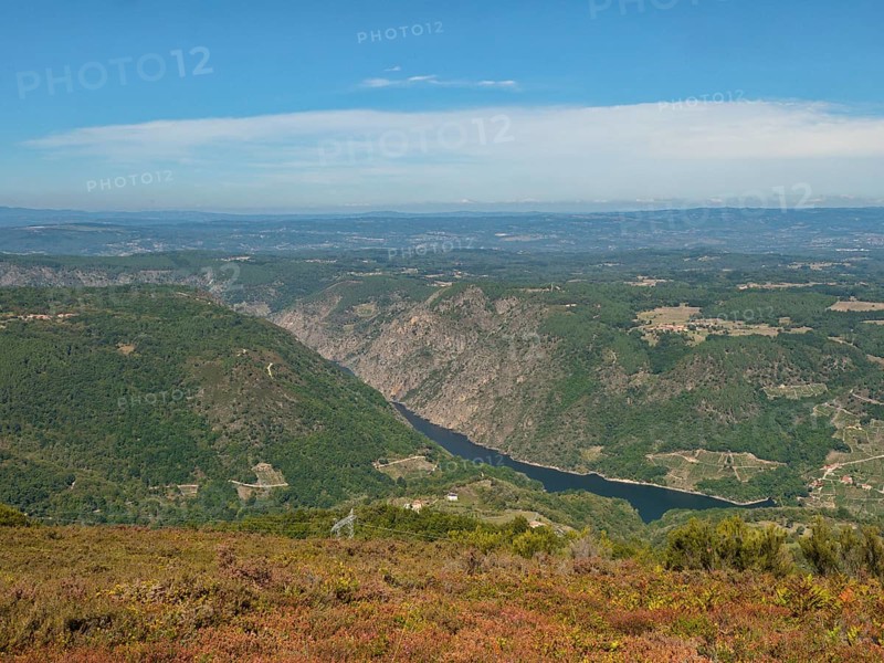 Die Schlucht des Sil und der Sil Stausee in der spanischen Provinz Ourense