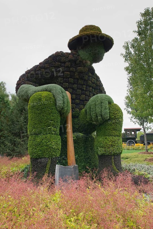 Pflanzenskulptur