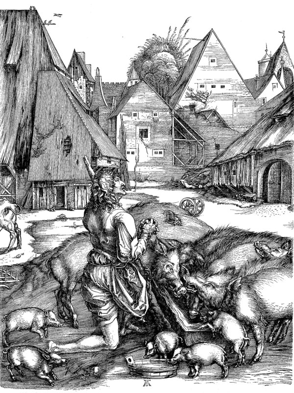 The Prodigal Son with the Pigs