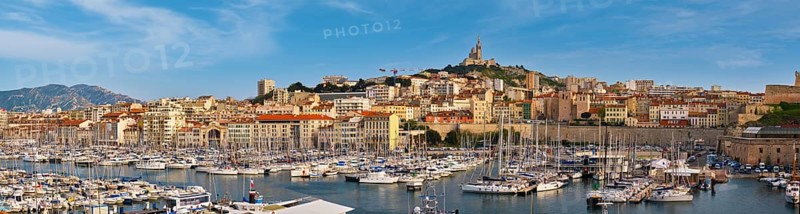 Panorama of Marseille Old Port