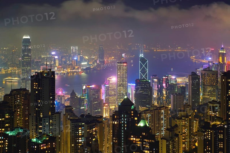Famous view of Hong Kong