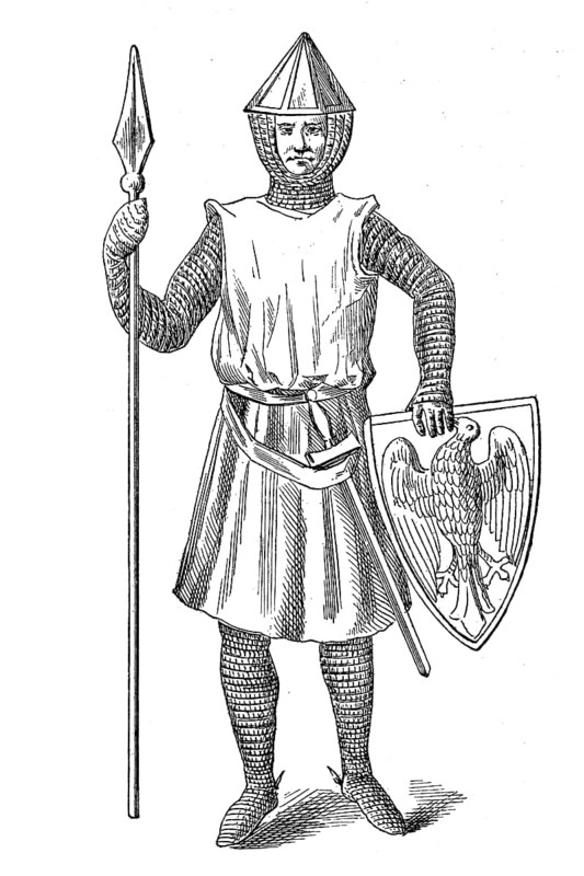Polish knight in the 13th century