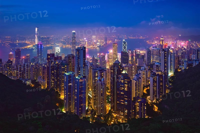 Famous view of Hong Kong