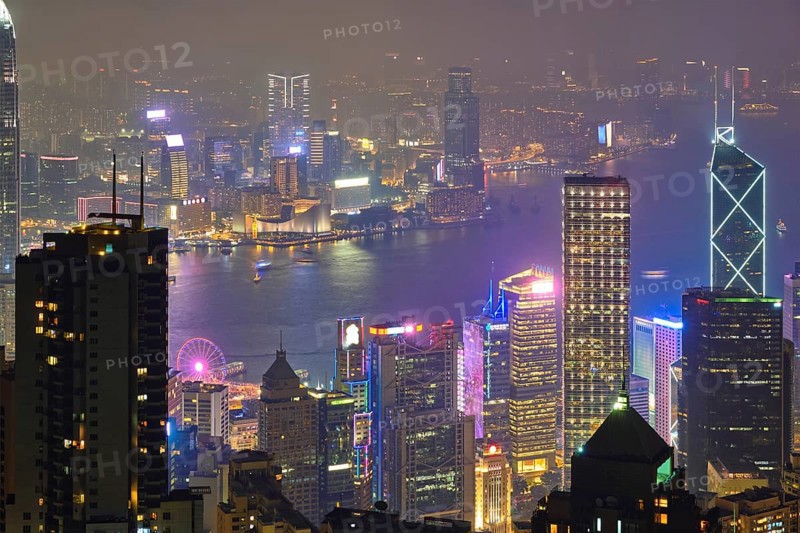 Famous view of Hong Kong