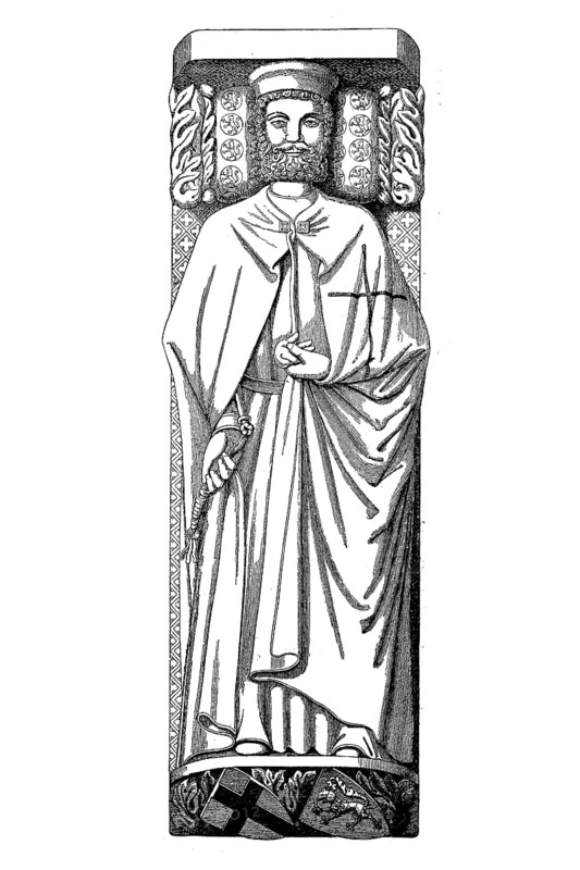 Landgrave Konrad of Thuringia in the habit of the Teutonic Knights. Konrad of Thuringia