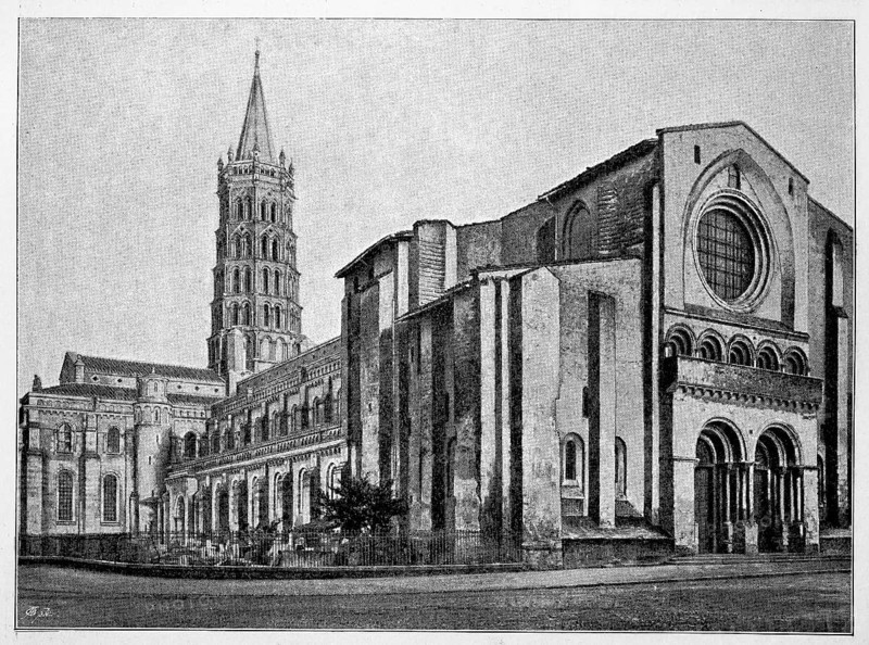 Romanesque church Saint Sernin in Toulouse