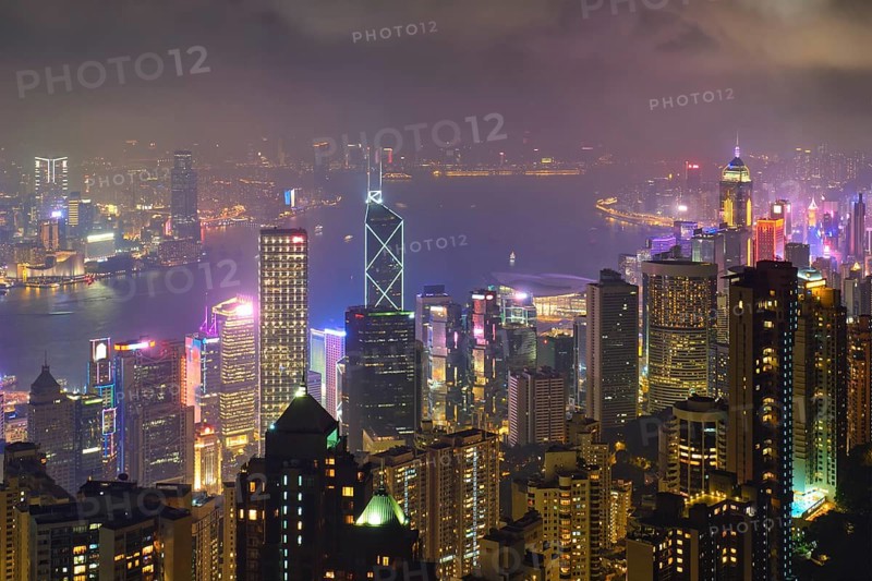 Famous view of Hong Kong