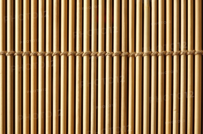 Bamboo mat close up texture