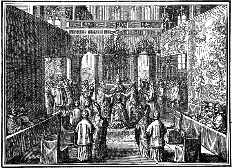 Coronation of Emperor Matthias at Frankfurt am Main