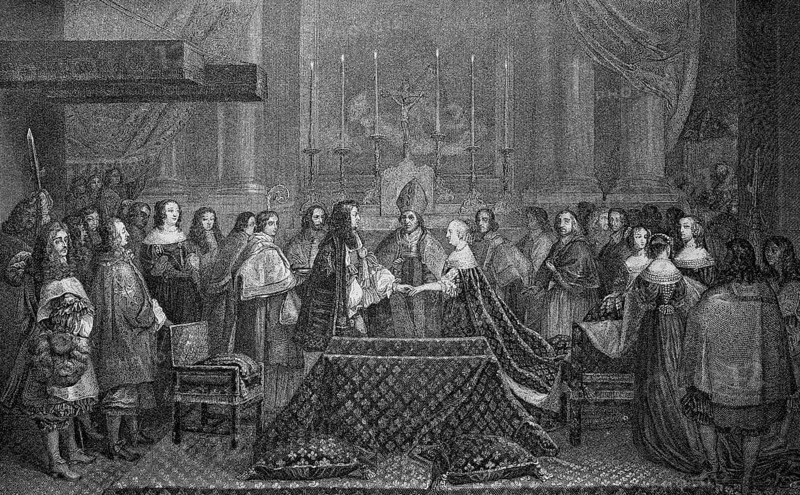 Marriage of King Louis XIV to Maria Theresa