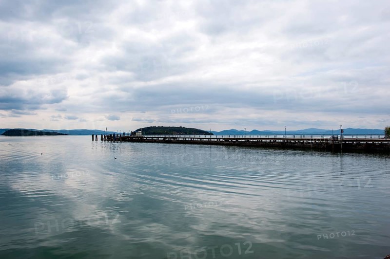 Boat jetty in Tuoro sul Trasimeno