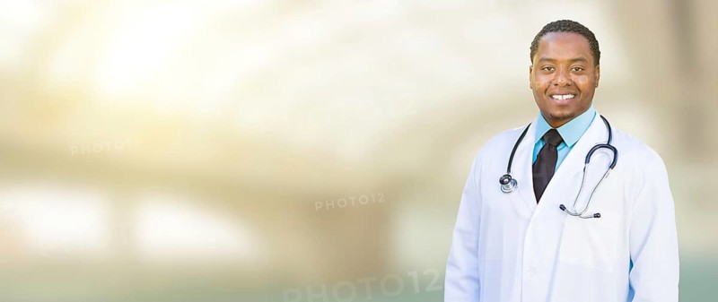 African american male doctor