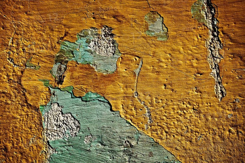 Painted plaster wall texture