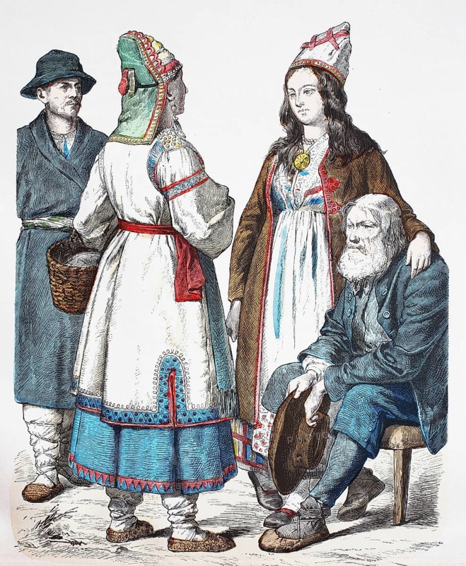 Folk traditional costume
