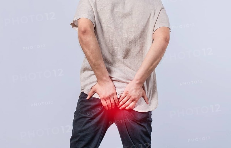 Man with diarrhea problem
