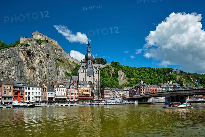 View of picturesque Dinant town