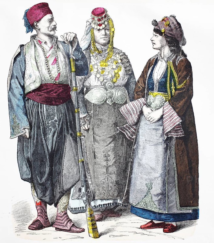 Folk traditional costume