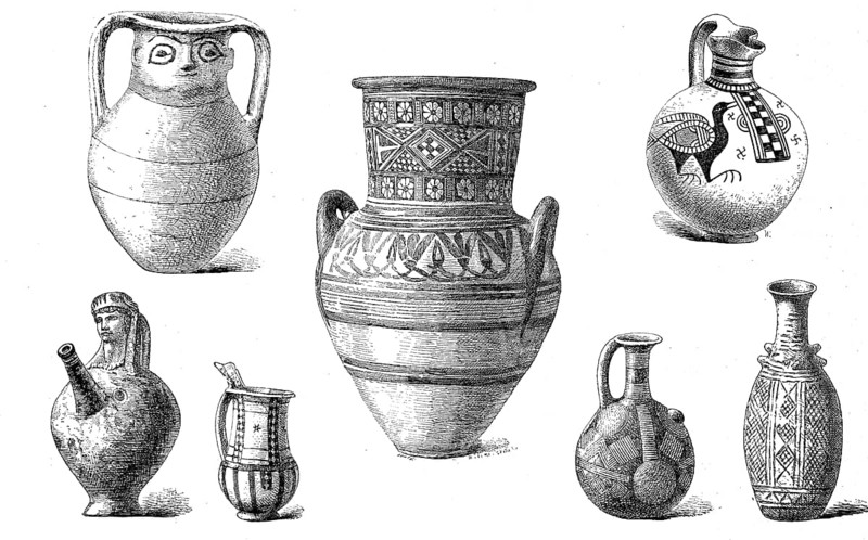 Cypriot clay vessels
