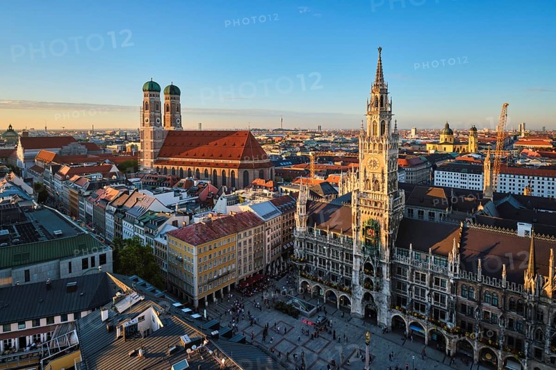 Aerial view of Munich