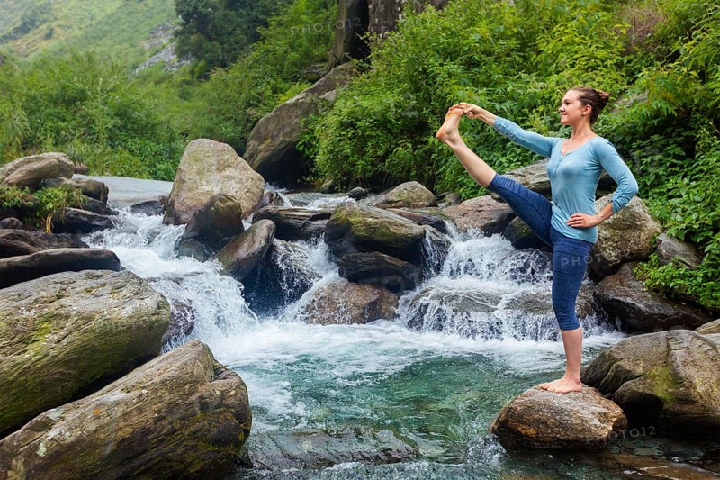Yoga outdoors