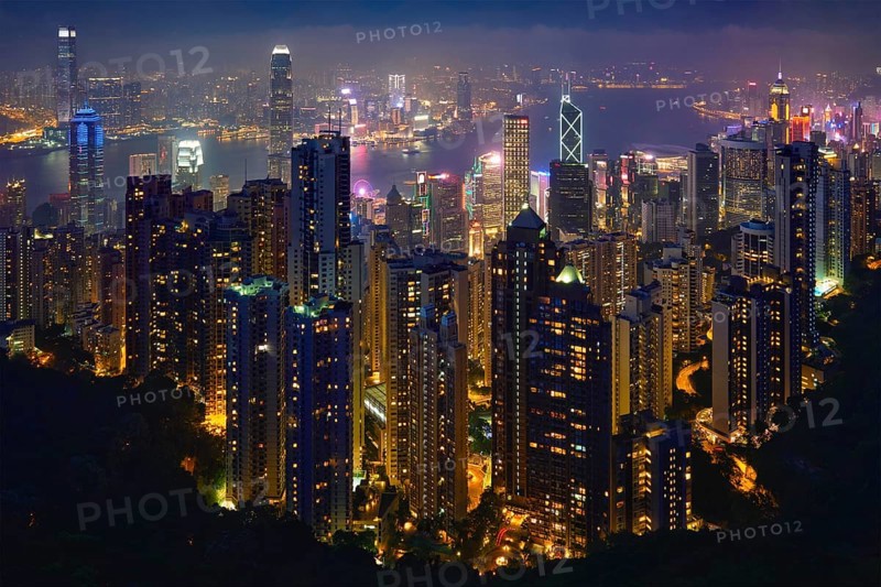 Famous view of Hong Kong