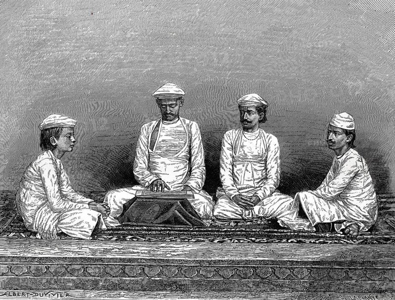 Men of the Bengal Brahmin Caste in 1860