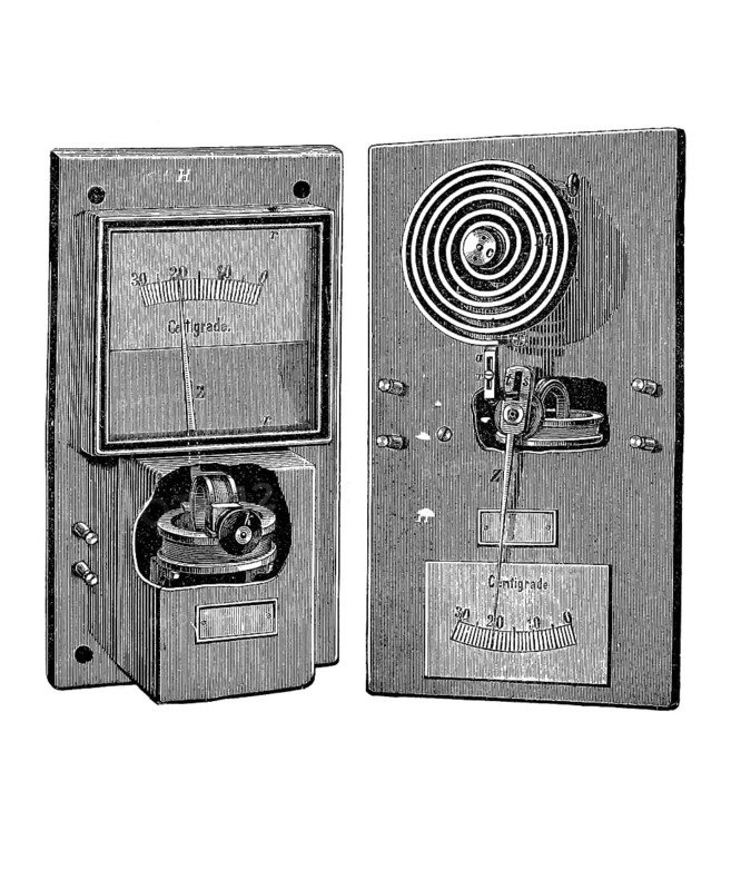 Fernthermometer fuer Heizungsanlagen von G. A. Schultze