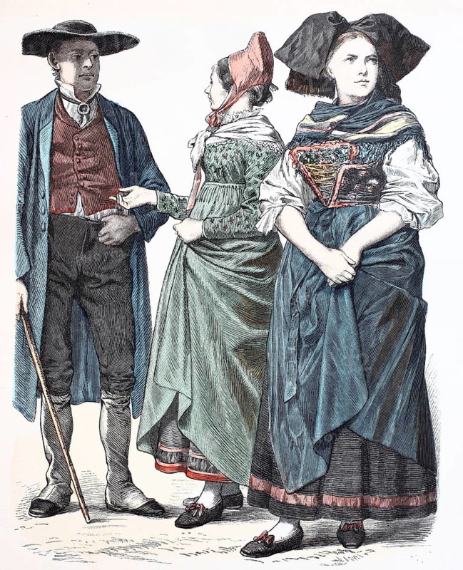 Folk traditional costume