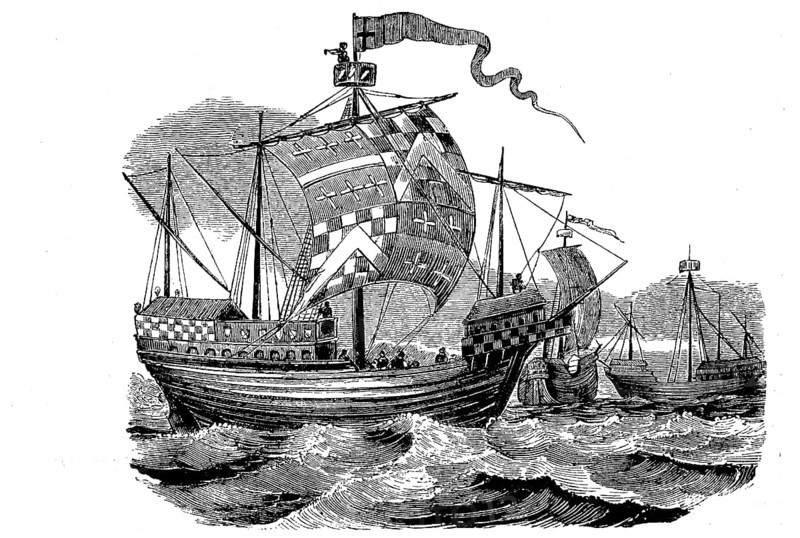 English ships at the time of King Edward IV ca 1470